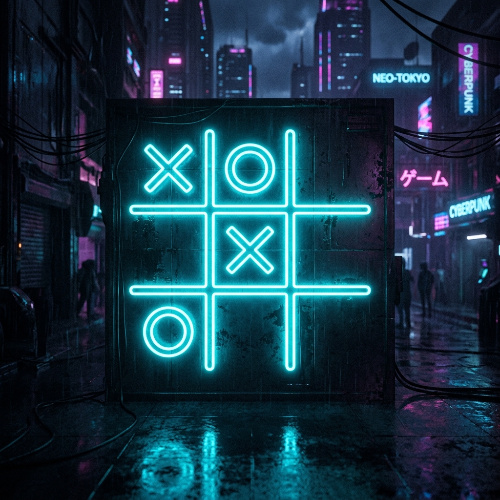 Tic Tac Toe Neon cover
